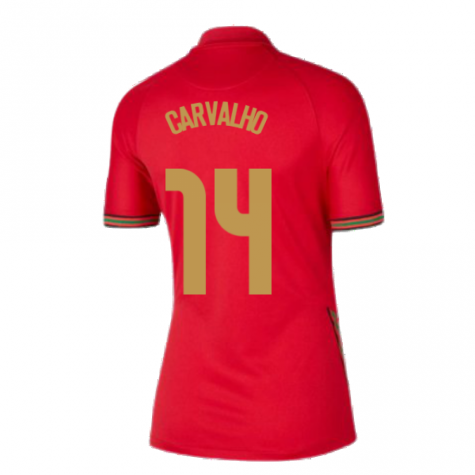 2020-2021 Portugal Home Nike Womens Shirt (CARVALHO 14)