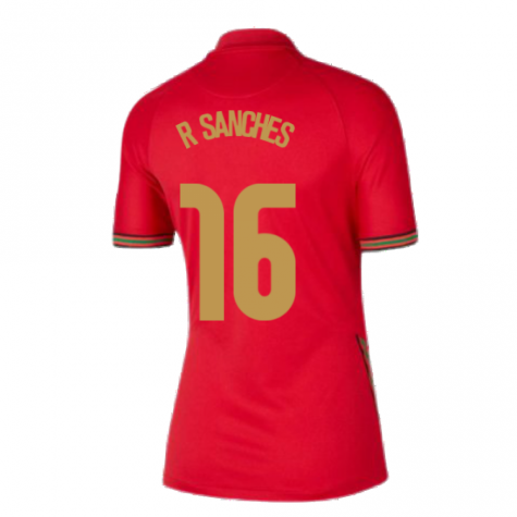 2020-2021 Portugal Home Nike Womens Shirt (R SANCHES 16)