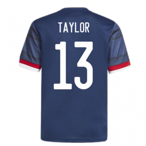 2020-2021 Scotland Home Adidas Football Shirt (Taylor 13)