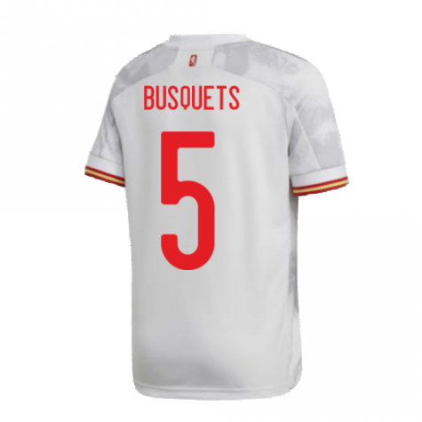 2020-2021 Spain Away Shirt (BUSQUETS 5)