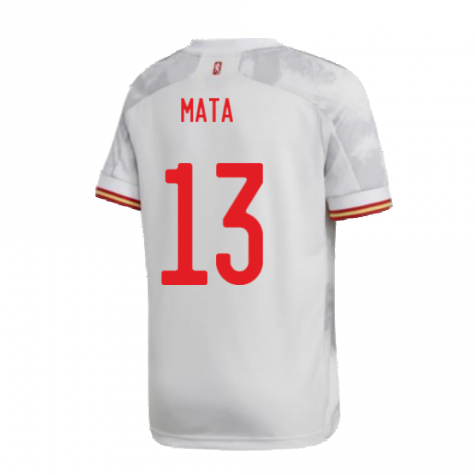 2020-2021 Spain Away Shirt (Kids) (MATA 13)