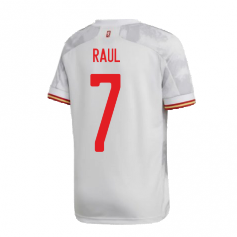 2020-2021 Spain Away Shirt (RAUL 7)