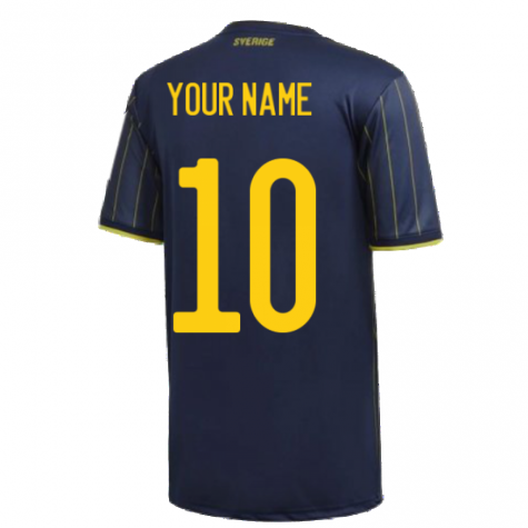 2020-2021 Sweden Away Shirt (Your Name)