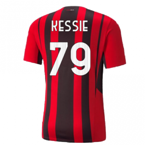 2021-2022 AC Milan Authentic Home Shirt (KESSIE 79)