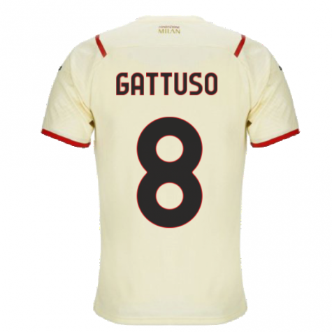2021-2022 AC Milan Away Shirt (Kids) (GATTUSO 8)