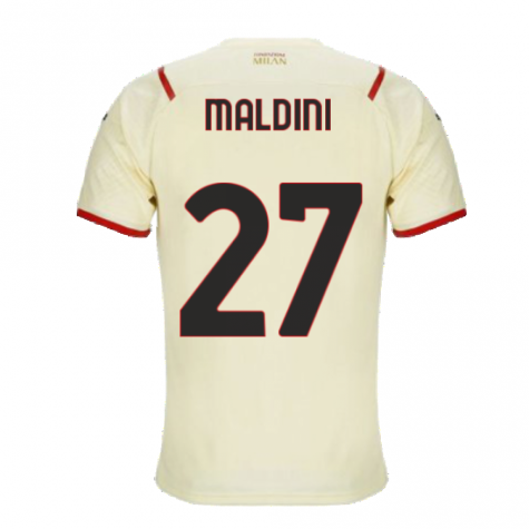 2021-2022 AC Milan Away Shirt (MALDINI 27)