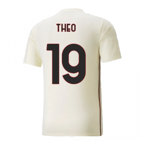 2021-2022 AC Milan Casuals Tee (Afterglow) (THEO 19)