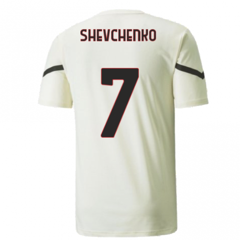 2021-2022 AC Milan Pre-Match Jersey (Afterglow) (SHEVCHENKO 7)