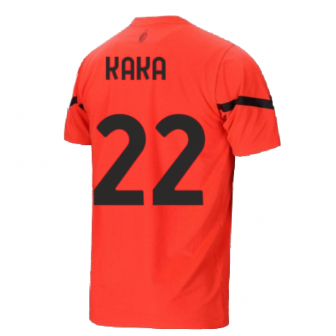 2021-2022 AC Milan Pre-Match Jersey (Red) (KAKA 22)