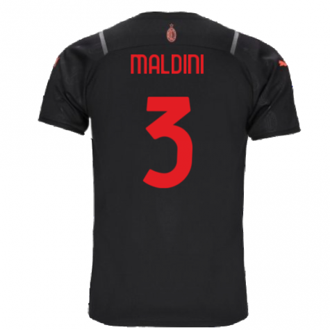 2021-2022 AC Milan Third Shirt (Kids) (MALDINI 3)