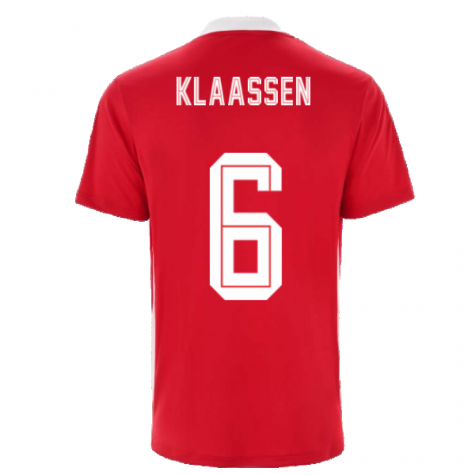 2021-2022 Ajax Training Jersey (Red) (KLAASSEN 6)