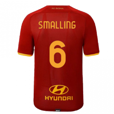 2021-2022 AS Roma Home Shirt (SMALLING 6)