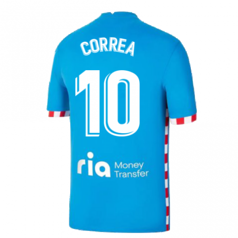 2021-2022 Atletico Madrid 3rd Shirt (CORREA 10)