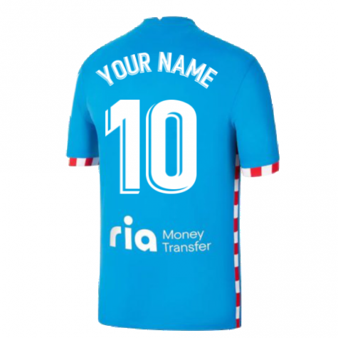 2021-2022 Atletico Madrid 3rd Shirt (Your Name)