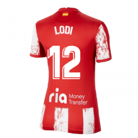2021-2022 Atletico Madrid Womens Home Shirt (RENAN LODI 12)