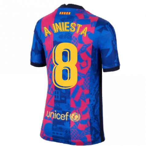 2021-2022 Barcelona 3rd Shirt (Kids) (A INIESTA 8)