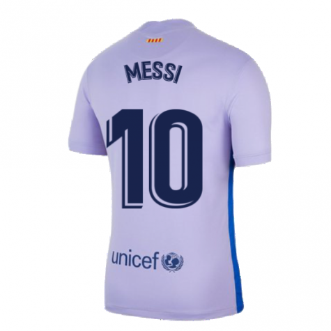 2021-2022 Barcelona Away Shirt (MESSI 10)