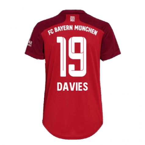 2021-2022 Bayern Munich Home Shirt (Ladies) (DAVIES 19)