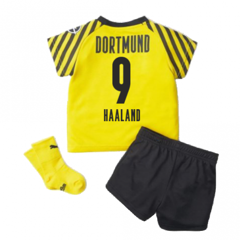 Dortmund Trikot Short für Kinder Haaland Trikot Satz Neu Size 140 