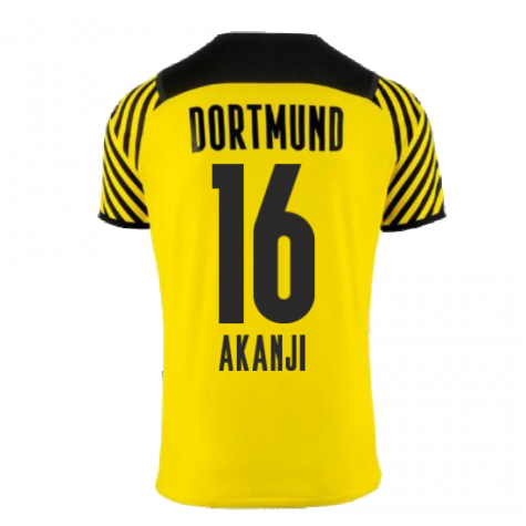 2021-2022 Borussia Dortmund Home Shirt (Kids) (AKANJI 16)