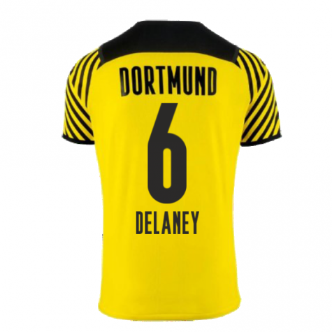 2021-2022 Borussia Dortmund Home Shirt (Kids) (DELANEY 6)