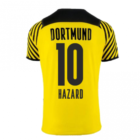 2021-2022 Borussia Dortmund Home Shirt (Kids) (HAZARD 10)