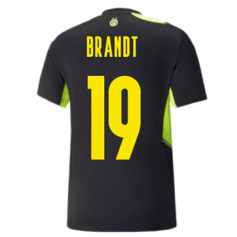2021-2022 Borussia Dortmund Training Jersey (Black) (BRANDT 19)