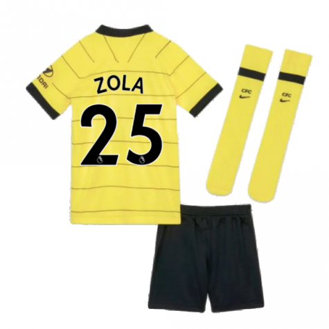 2021-2022 Chelsea Little Boys Away Mini Kit (ZOLA 25)