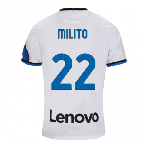 2021-2022 Inter Milan Away Shirt (Kids) (MILITO 22)