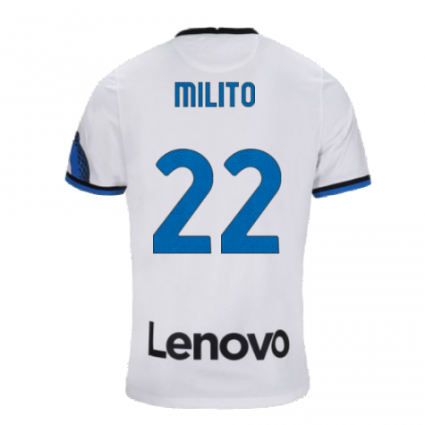 2021-2022 Inter Milan Away Shirt (MILITO 22)