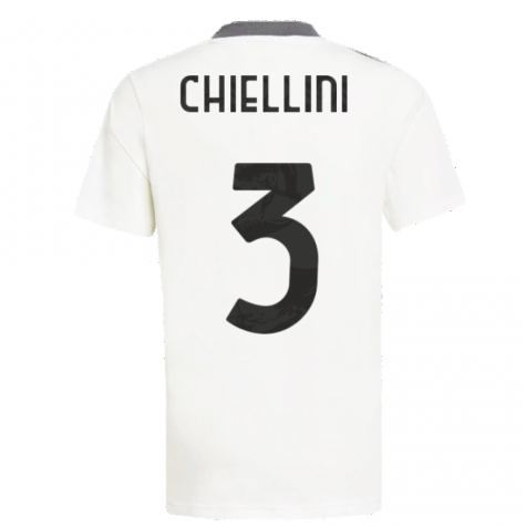 2021-2022 Juventus Training Shirt (White) - Ladies (CHIELLINI 3)