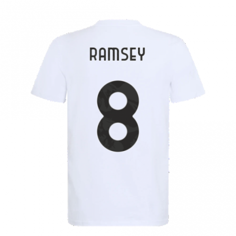 2021-2022 Juventus Training T-Shirt (White) (RAMSEY 8)