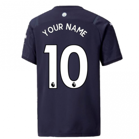 2021-2022 Man City 3rd Shirt (Kids) (Your Name)