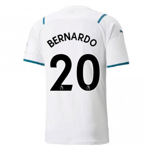 2021-2022 Man City Away Shirt (BERNARDO 20)