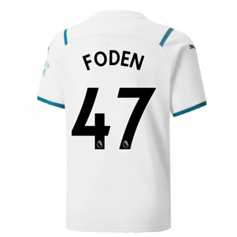 2021-2022 Man City Away Shirt (Kids) (FODEN 47)