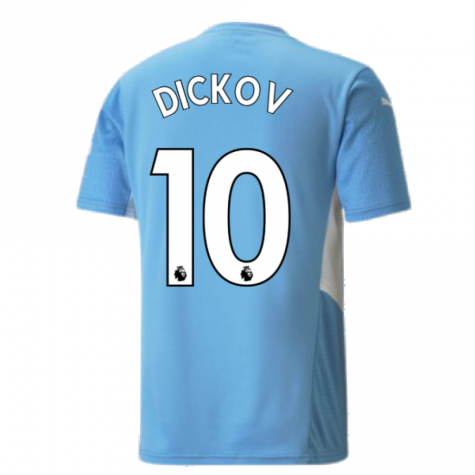 2021-2022 Man City Home Shirt (DICKOV 10)