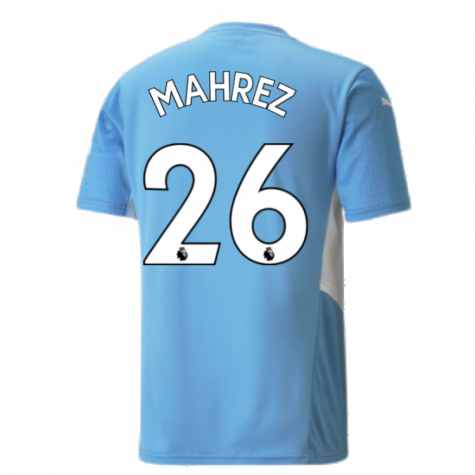 2021-2022 Man City Home Shirt (MAHREZ 26)