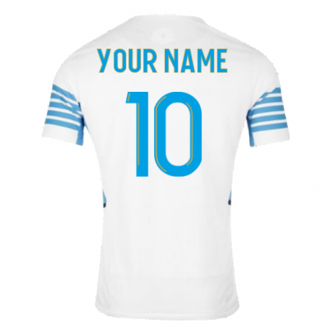 2021-2022 Marseille Authentic Home Shirt (Your Name)