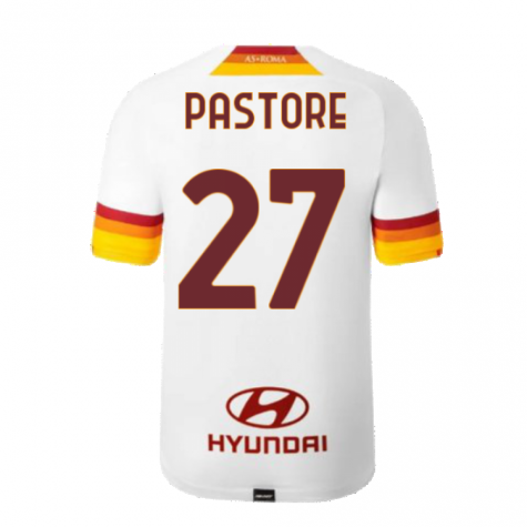 2021-2022 Roma Away Shirt (PASTORE 27)