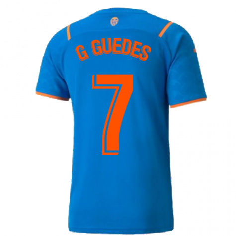 2021-2022 Valencia Third Shirt (G GUEDES 7)