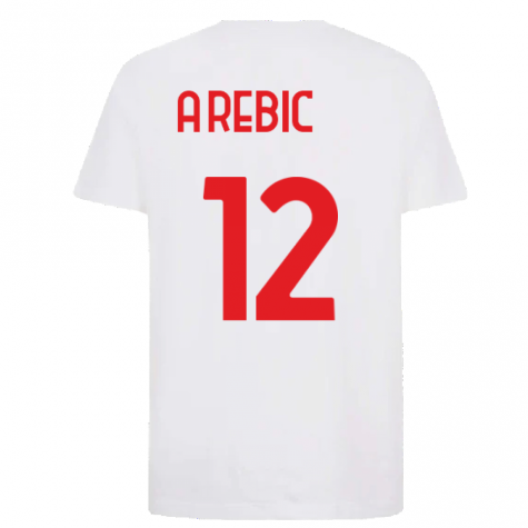 2022-2023 AC Milan FtblCore Tee (White) (A.REBIC 12)
