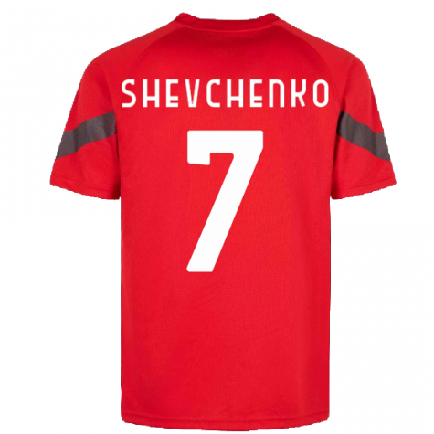 2022-2023 AC Milan Training Jersey (Red) (SHEVCHENKO 7)