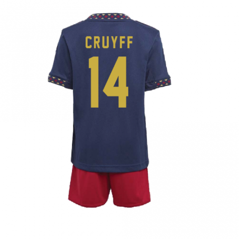 2022-2023 Ajax Away Mini Kit (CRUYFF 14)