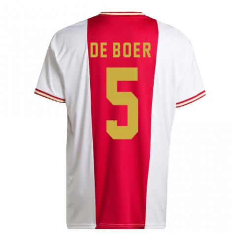 2022-2023 Ajax Home Shirt (DE BOER 5)