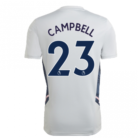 2022-2023 Arsenal Training Shirt (Clear Onix) (CAMPBELL 23)