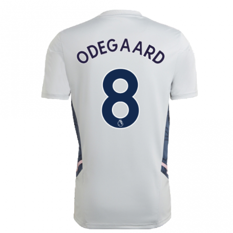 2022-2023 Arsenal Training Shirt (Clear Onix) (ODEGAARD 8)