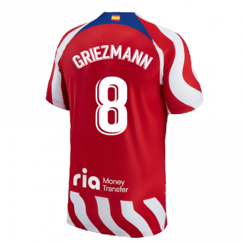 2022-2023 Atletico Madrid Home Shirt (GRIEZMANN 8)