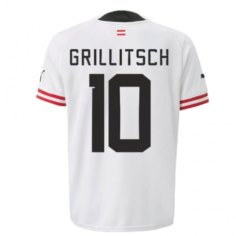 2022-2023 Austria Away Shirt (Kids) (GRILLITSCH 10)