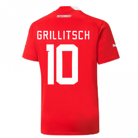 2022-2023 Austria Home Shirt (Kids) (GRILLITSCH 10)