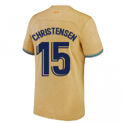 2022-2023 Barcelona Away Shirt (Kids) (CHRISTENSEN 15)